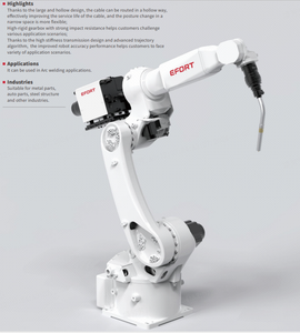 EFORT short delivery ARC robot for aluminum stainless steel automatic welding
