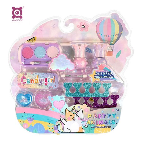 Wholesale price hot selling girl game children's makeup set girl makeup set girl beauty fashion cosmetics toy