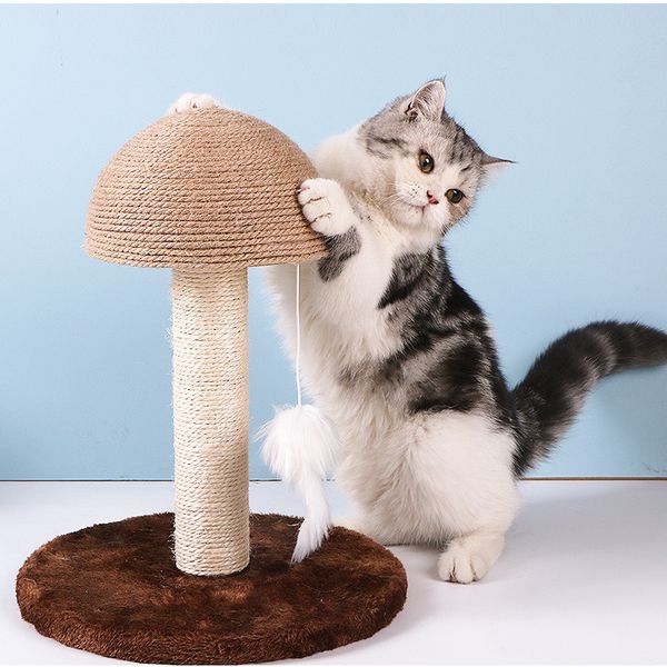 Cat Climbing Christmas Tree Jumping Platform Scratching Post Cat Tree Sisal Rope Cat Toy