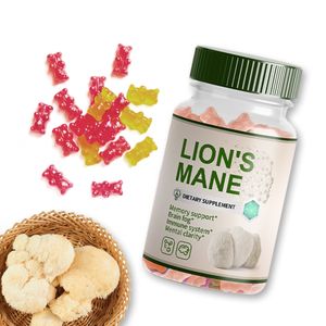 OEM Vegan Lions Mane Mushroom Gummies Nootropic Brain Supplement