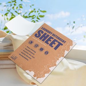 Plant Based Laundry Supplies Eco-Friendly Scented Up to 60 Loads Laundry Detergent Sheets Hojas de detergente para ropa
