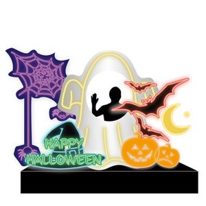 Bunc Bat Shape Neon Rope Light Happy Halloween Custom Neon Sign Walking Billboard Led