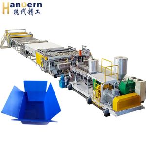 plastic sheets making machine pp hollow plastic sheet extrusion machine