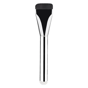 Wide Flat Large Single Concealer Brush Super Thin Silver Makeup Face Mask Foundation Brush for Liquid Foundation