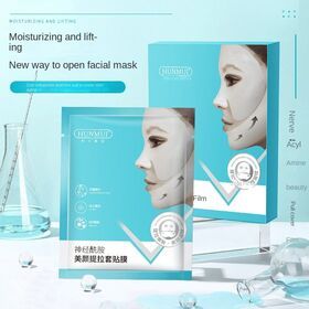 40Ml*5 Sets Of Face-Lifting Stickers V-Shaped Quick Lift Face Lift Neck Eye Double Chin Wrinkle Ceramide Beauty Set Film