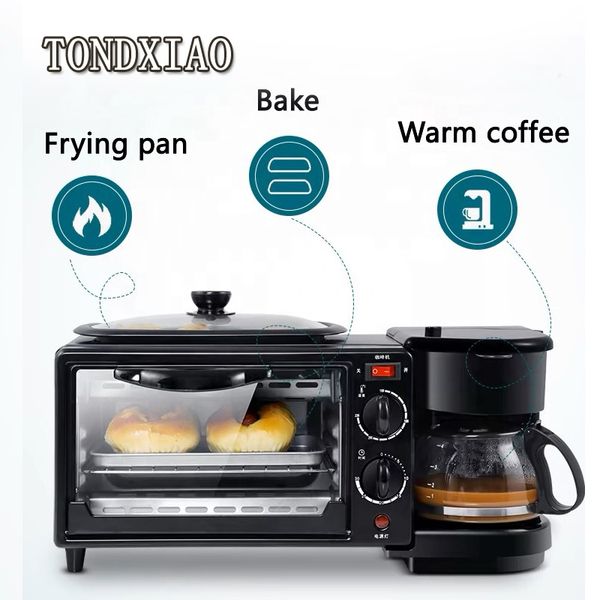 Kitchen appliances high quality professional electric Italian coffee machine breakfast sandwich makers set