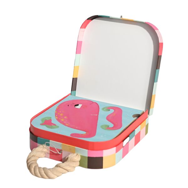 Recyclable Hot Sale Custom Packaging With Insert Cartoon children baby suitcase gift box