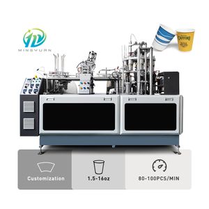 Disposable PE coated paper cup making machine fully automatic paper cup machine single wall coffee cup making machine