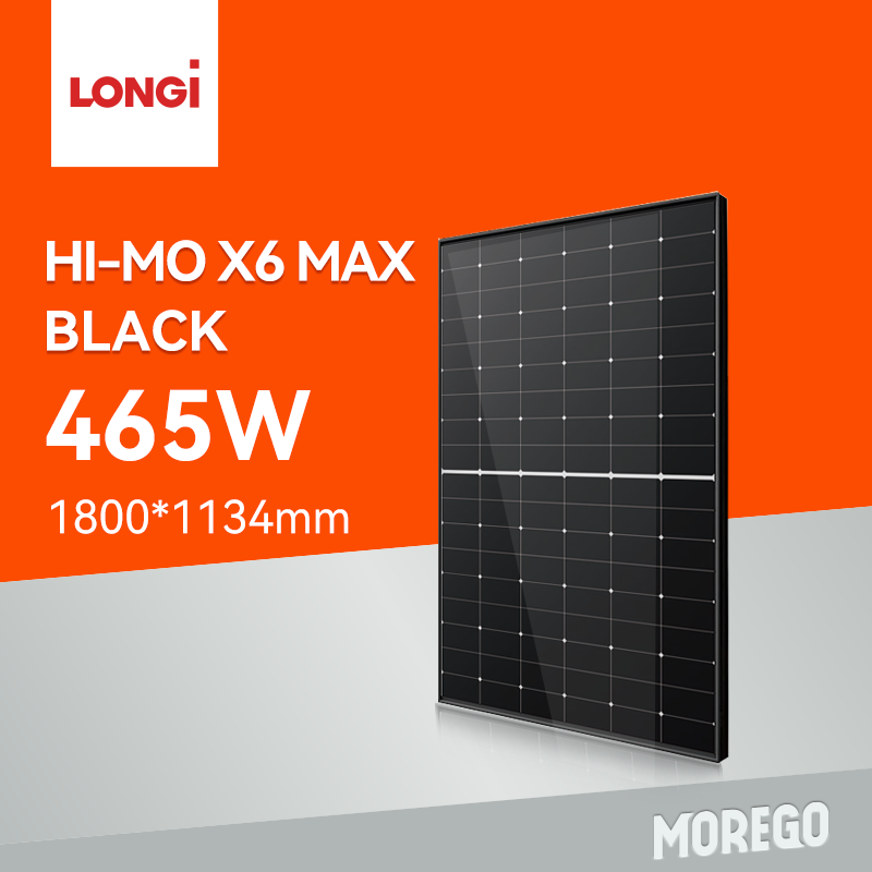 Longi solar Higher Power home solar panels black frame 460W 465W 470W 475W Photovoltaic Module