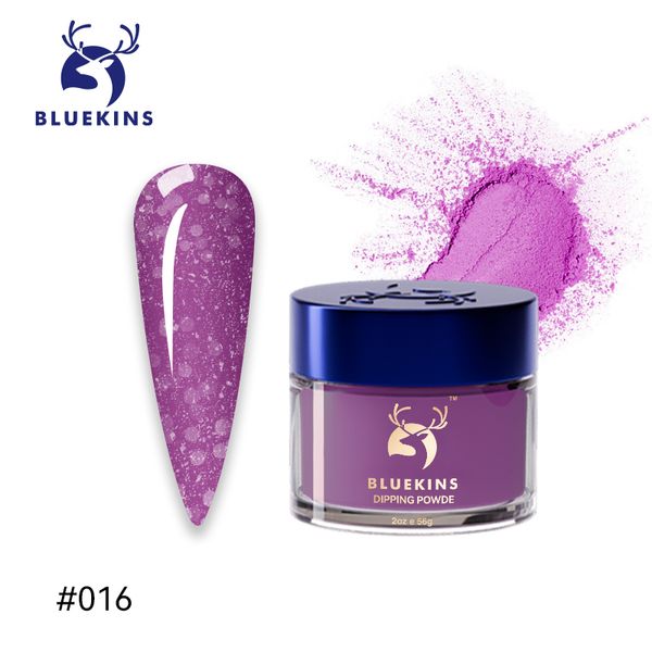 BLUEKINS China Factory UV Gel Manufacturer Nail Polish Powder 15ml 2 In 1 Dipping Powder 888 Colors