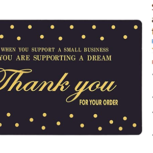 Custom Printing Gold Foil Thank You Business Card Luxury Design Paper Wood Card