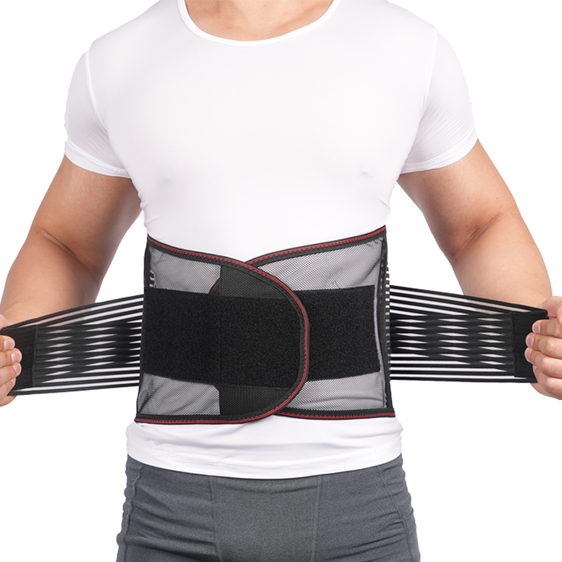 Hebei Chongfeng Science&technology Co., Ltd. Breathable Compression Double Elastic Pull Strap Waist Brace Lumbar Support Belt