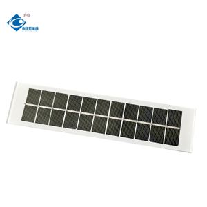 1.28W Mini Solar Panels Power Charger 5V Glass Laminated Solar Panel ZW-21050-GM Mono Transparent Glass Solar Panel