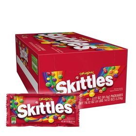 Skittles Original Candy 2.17 Ounce Bag Bulk Candy (Pack of 36)