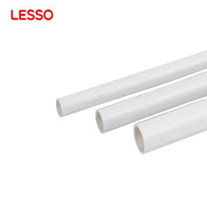 LESSO uv resistant corrosion resistance durable 20 25 32 40 50mm 2 4 inch pvc electrical conduit pipe