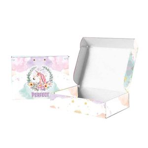 Mailer Box Small No Logo Corrugated Mailer Package Box Easy Fold Mailer Box