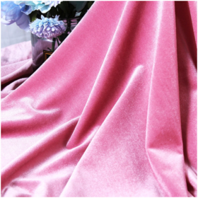 Polyester Knitting Velvet Fabric In Winter Short Brushed Fabric For Stage Costumes And Toy DollsPopular