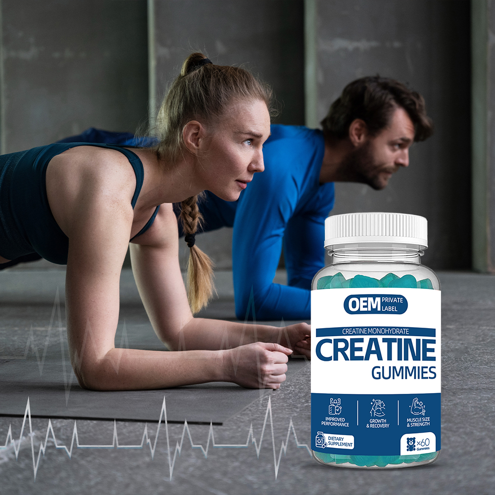 creatine strawberry gummies monohydrate Sugar Free Creatine Pre Workout Supplement creatine gummies vegan  Increased Energy