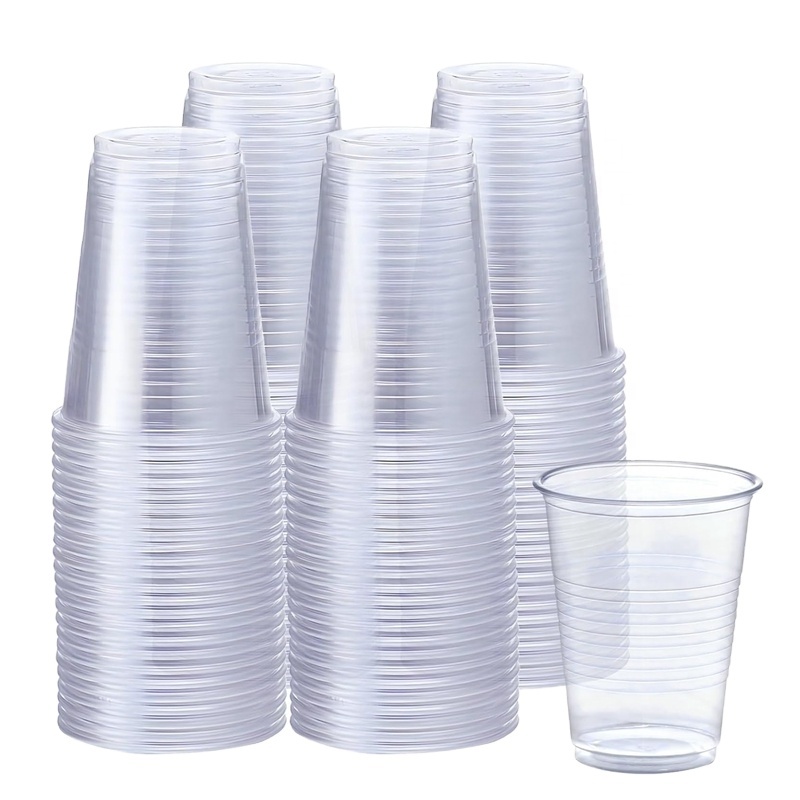 Price Good Manufacturers Wholesale 7 oz Drink Water PP Plastic Clear Drink Cup Custom Disposable Cold Hot Plastic Water Cup