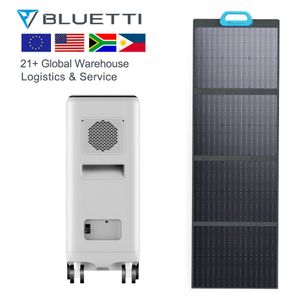 Bluetti Off Grid Solar Power Generator System For Home EP500Pro With PV350 Solar Panels Europe Warehouse Solar Generator 110v