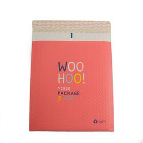 Customized Black Bubble Mailer Wrap Padded Envelopes Shipping Matte Black Poly Mailer Bag