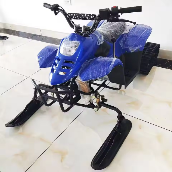 High Quality Snowmobile Electric Ski Car Vehicle Small Snowmobile Children's Playground Electric Snow Racer
