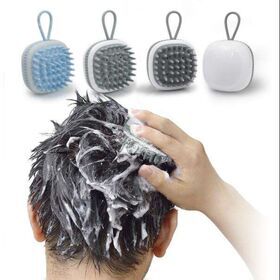 Wholesale Custom Logo Soft Silicone Pet Care Scalp Massager Hair Brush Multi-functional Brush