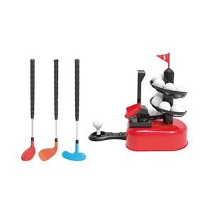 Beginner Golf Training Playset with Foot Pedal Base - Indoor and Outdoor Activity for Kids, Golf Set, Toddler Golf Toy Set