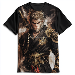 Custom Pattern Printed plus size men's hellstar t-shirts for men plain polo cotton graphic heavyweight black monkey T shirt