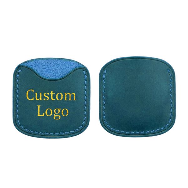 Small leather pouches for challenge coin custom bulk manufacturer