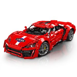 Mould King 13190 4070PCS High-Tech RC Lycan Sport Car Building Blocks Motorized Racing Supercar Model Bricks For Kids