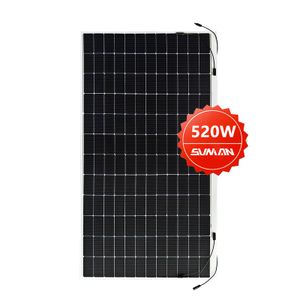520W Flexible Solar Panel Sunman High Efficiency Panels IP68 rated in stock