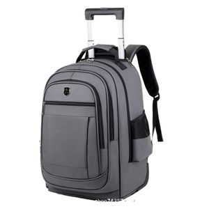 Men's Business Trolley Bag Travel Backpack With Wheels