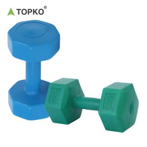 TOPKO High Quality Octagonal Dumbbell For Men & Women Home Fitness Gym Equipment Exercise Workout Dumbbell