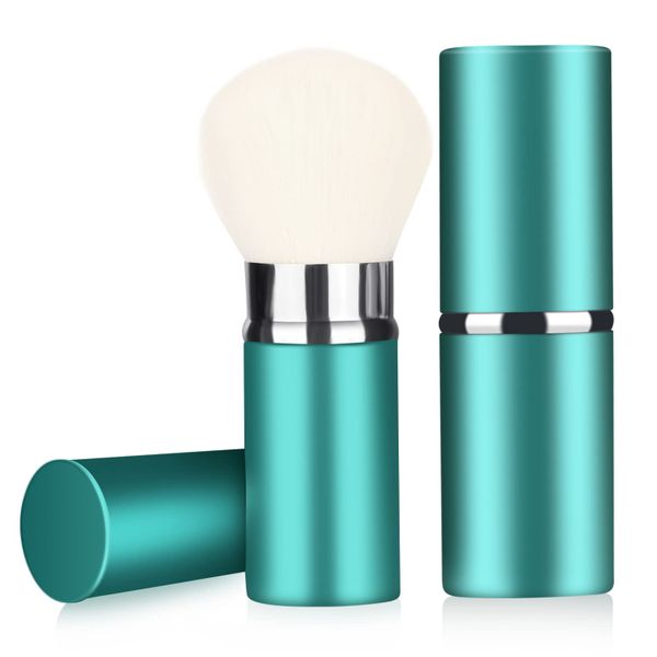Retractable Kabuki Makeup Brush Travel Face Blush Brush Portable Powder Foundation Sunscreen Makeup Brush Set
