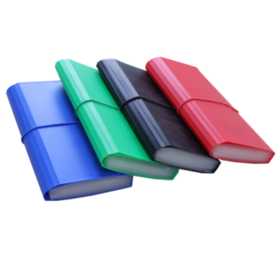 Multi-Pockets Expanding File Bag Check Size A5 Expanding File Folder Elastic File Folder with Business Card Pocket