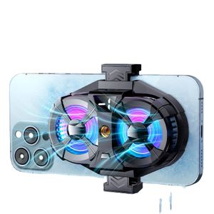 sl07  Semiconductor mobile phone cooler mobile phone cooling fan with dual semiconductor cooling chips