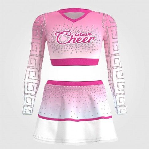 Wholesale Youth Team Cheerleader Clothing Sublimation Spandex Custom Cheerleading Uniforms