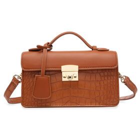 2022 Custom Logo Crocodile Vegan Leather Purses Handbags For Ladies Women Bags