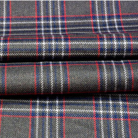 Woolen Tartan Check Fabrics Classic Colourful Single-faced For Men Women Boys Girls Jackets Coat Fashionable Winter Style