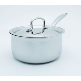 Triply 3 ply Sauce Pan Stainless Steel Saucepan With Lid Non Stick Sauce Pan Bottom saucepan Stainless Steel Kitchen Ware