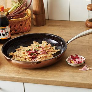 Cookware 8 Inch Non Stick Ceramic 304 Stainless Steel Fry Pan for Induction Gas Use