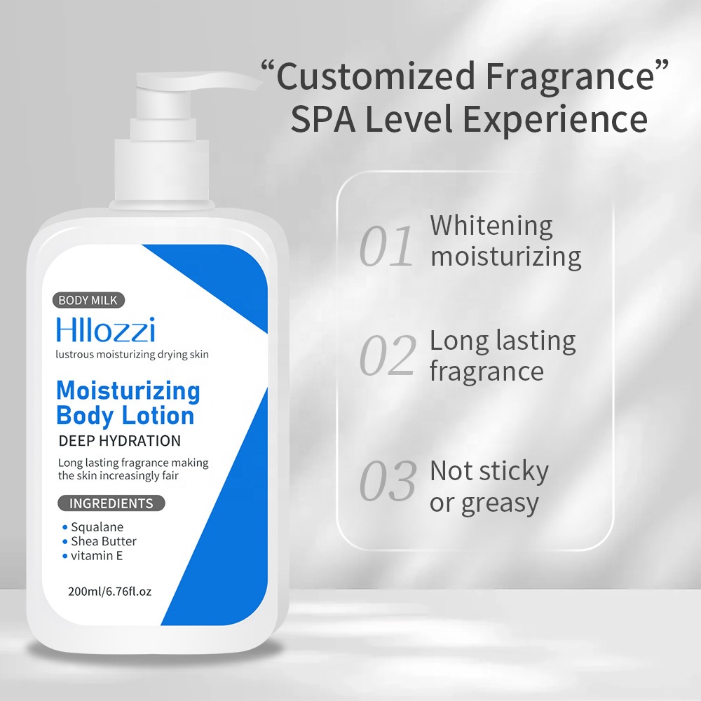 High Quality Organic Vitamin E Skin Care Moisturizing Hydrating Lightening Whitening Body Lotion for Women