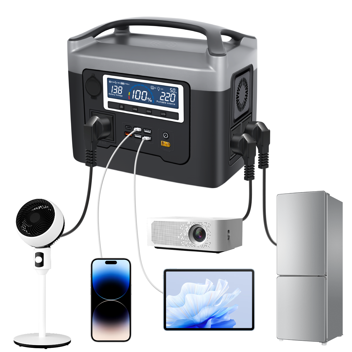 Dongguan Puneng Technology Co., Ltd. china wholesale portable power station 600w good price portable ac power station hot sale good price must portable power station