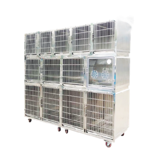 economical and practical Stainless Steel Veterinary Clinic Equipment Animal Cat Display Cage