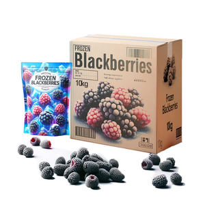 Organic IQF Frozen Blackberry Bulk Super Delicious Whole Pattern Water Preservation Carton Packaging