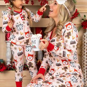Family Christmas Pajamas Maternity family matching outfits Organic Cotton Bamboo Mom Pajamas and Kids Pajama Set