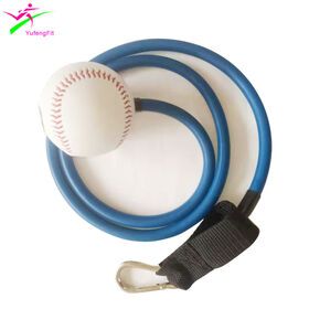 Fitness exercise equipment baseball/softball/tennis training latex tubing resistance band