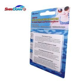 Industrial strength swimming pool cover patch kit self adhesive waterproof patches for plastic pools