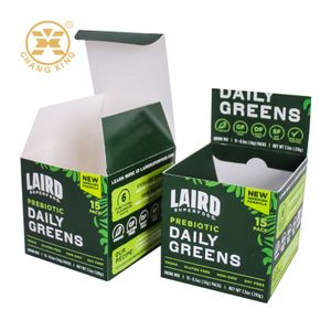 Custom Printed Flip Paper Box Biodegradable Matte Vanishing Drip Capsule Coffee Packaging Pod Boxes for Retail Product Display